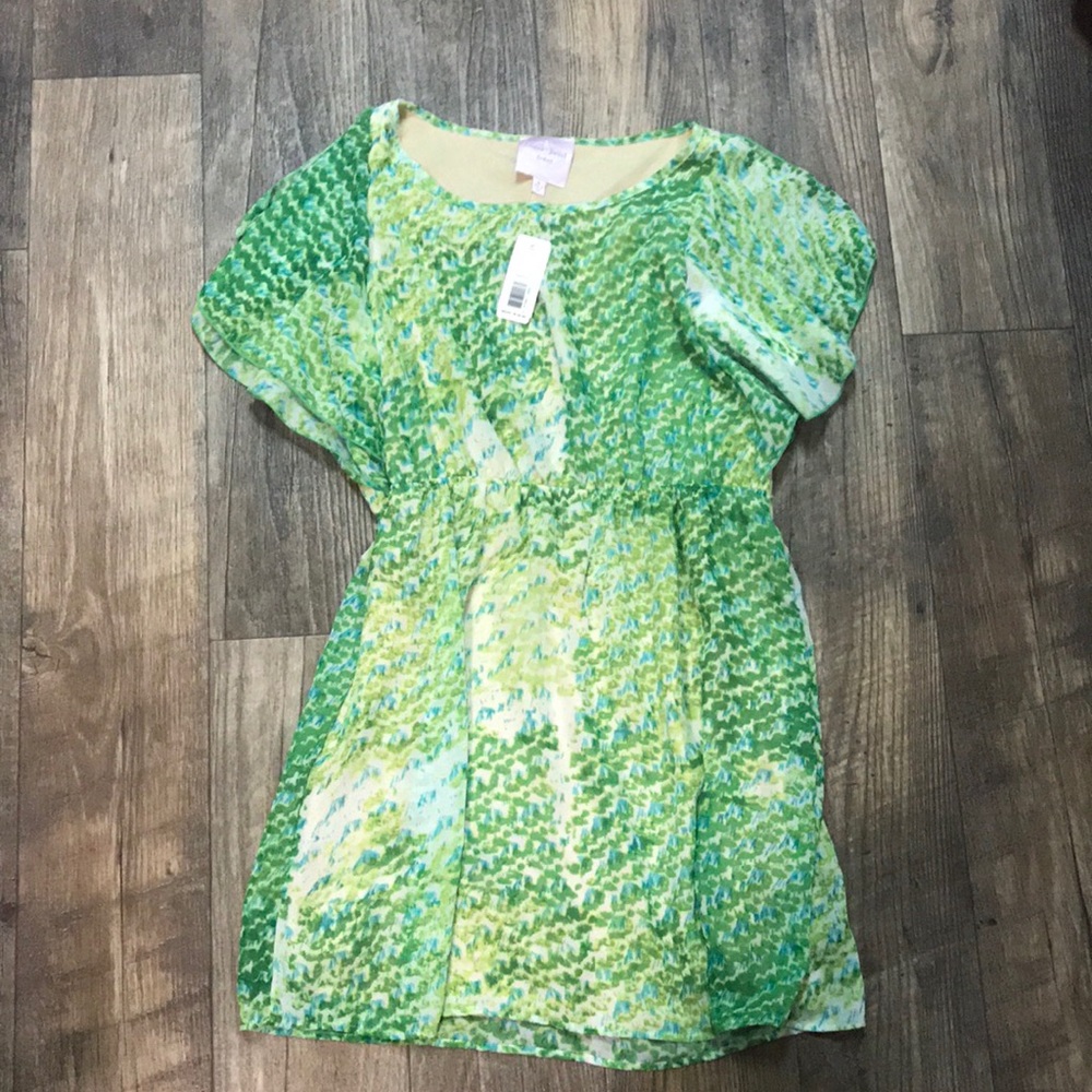 ROMEO AND JULIET Couture Green Dress Size Medium